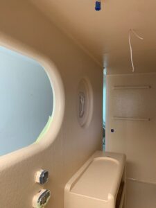 polyester badkamer toilet polyester afwerking