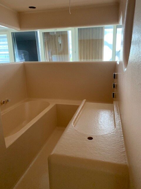polyester badkamer toilet polyester afwerking