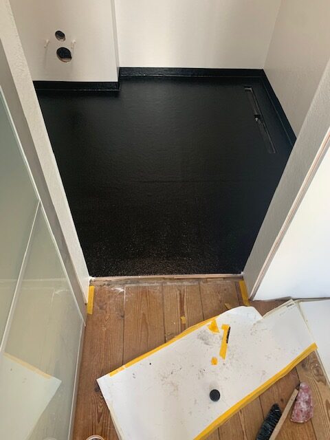 polyester badkamer toilet polyester afwerking