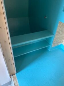 polyester badkamer toilet polyester afwerking
