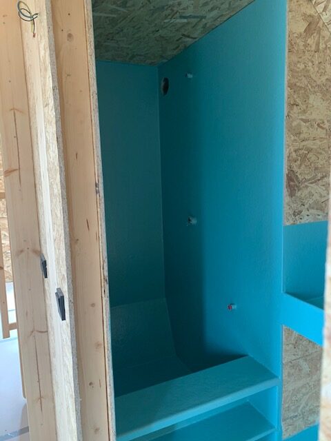 polyester badkamer toilet polyester afwerking