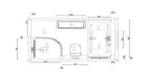 Ontwerpen-nieuwe-indeling-badkamer-inspiratie-tekening-Hoogkarspel-Streker-Tegelhuis